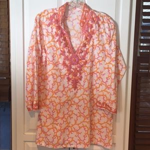 Barbara Gerwit Beaded Top size M